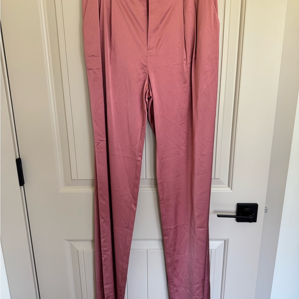 Favorite Daughter Rose Satin Trousers